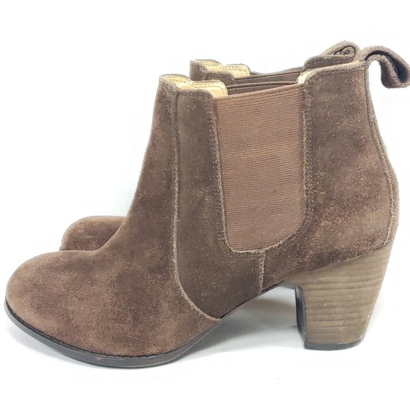 Nine West Ivree Booties Women's Sz 9.5M Brown - Picture 4 of 7
